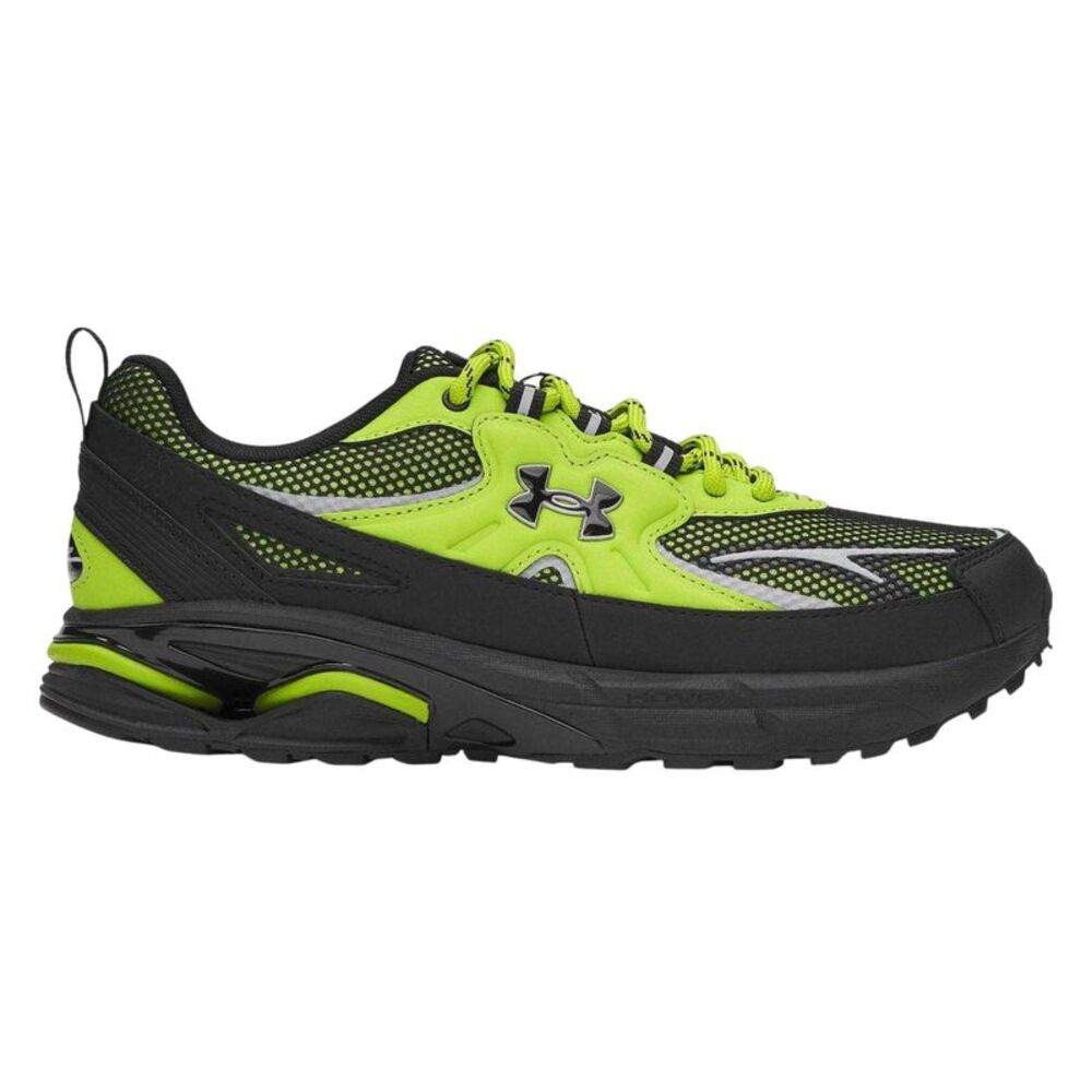 Under Armour Womens/Ladies Apparition Tech Logo Leather Sneakers / Green